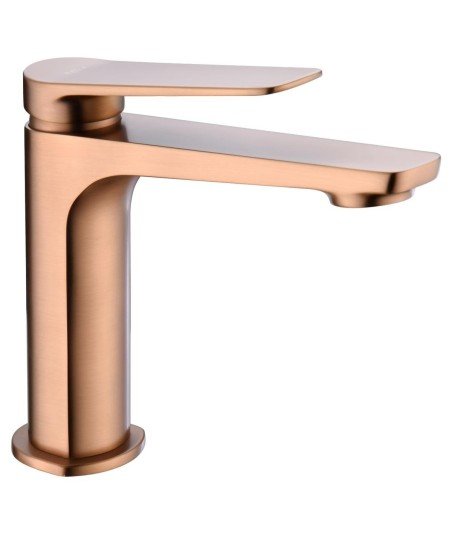 Grifo oro rosa cepillado de lavabo Nápoles imex | BDN047-1ORC oferta