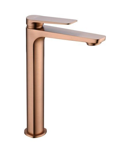 Grifo caño alto oro rosa cepillado Nápoles imex | BDN047-3ORC oferta