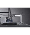 Grifo plata de latón cromado monomando lavabo Olimpo IMEX | BDC033-1