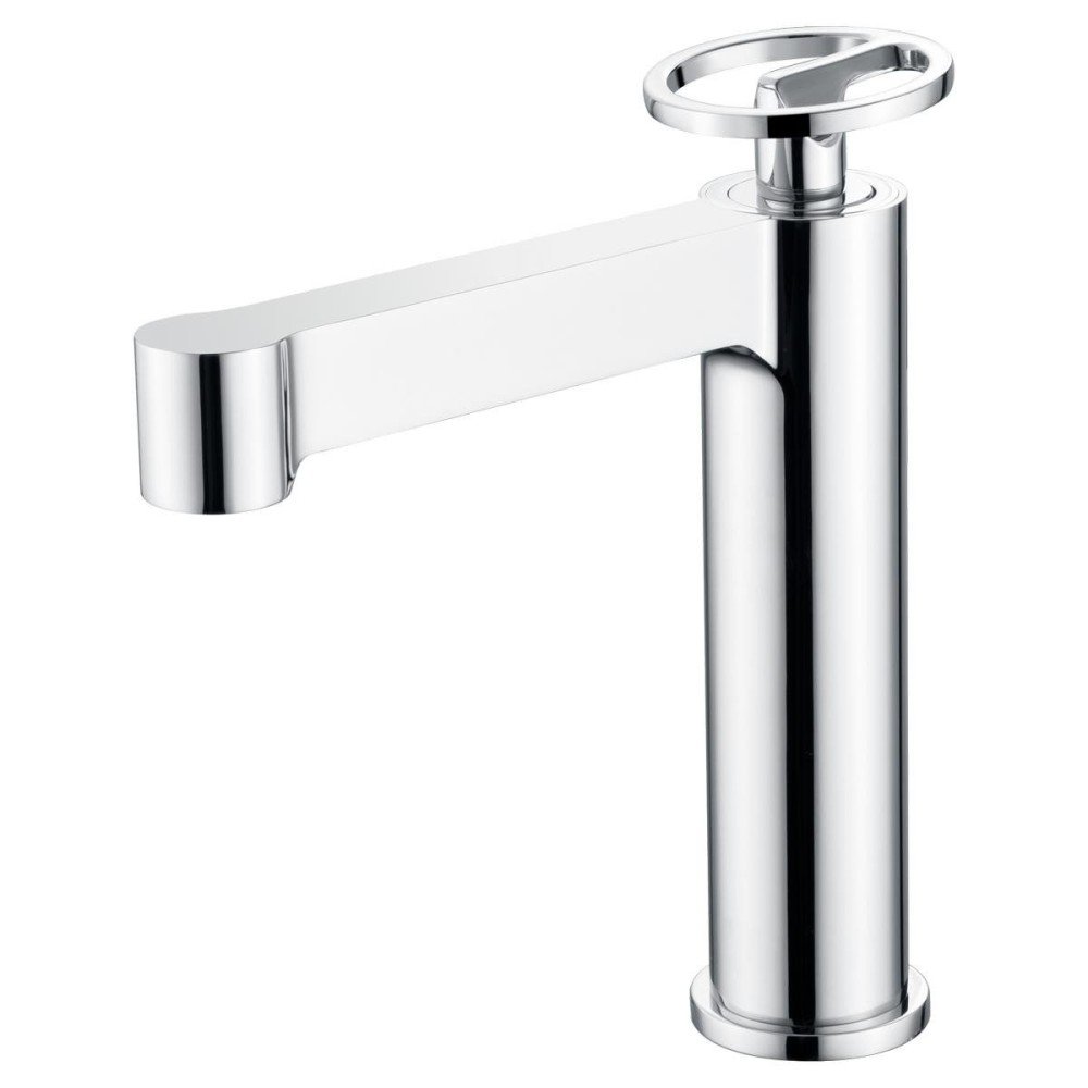 Grifo plata de latón cromado monomando lavabo Olimpo IMEX | BDC033-1
