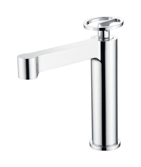 Grifo plata de latón cromado monomando lavabo Olimpo IMEX | BDC033-1