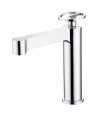 Grifo plata de latón cromado monomando lavabo Olimpo IMEX | BDC033-1
