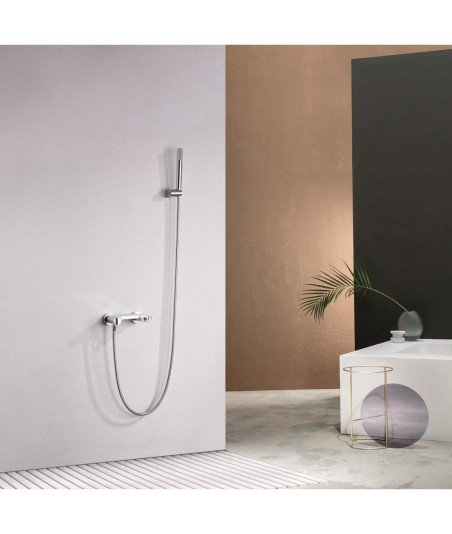 Grifería de ducha cromado plata Olimpo Imex | BDC033-5