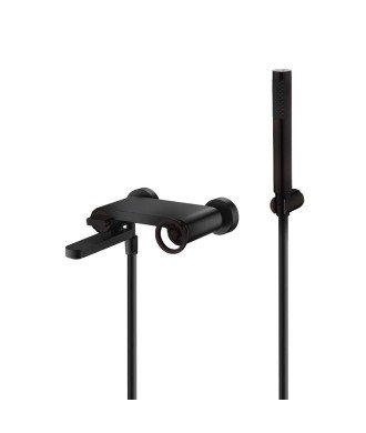 Grifería de bañera negro olimpo imex