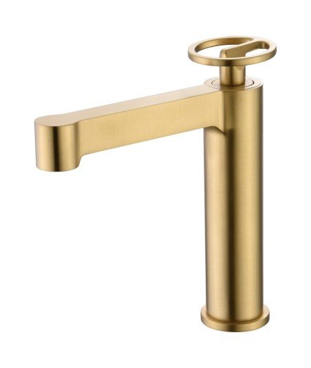 Grifo oro rosa cepillad de lavabo olimpo imex | BDC033-1OC