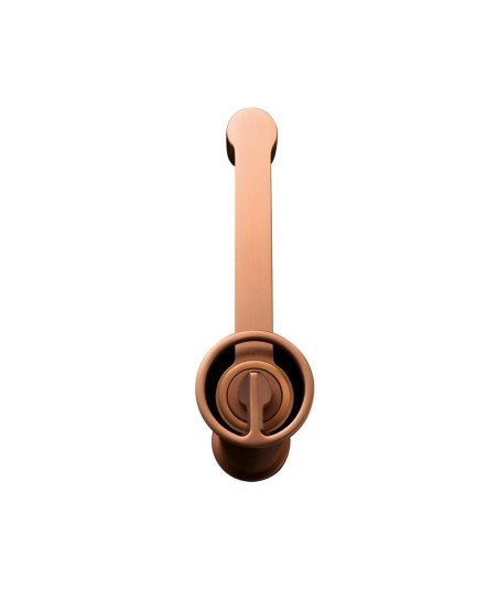 Grifo oro rosa cepillado caño alto de lavabo Olimpo IMEX | BDC033-3ORC
