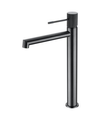 Grifo caño alto de lavabo line IMEX black gun metal | BDD038-3BGM