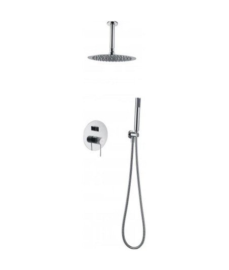 Ducha cromo empotrada techo line imex | GPQ038