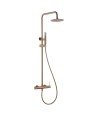 Columna oro rosa cepillado de ducha line imex | BDD038/ORC