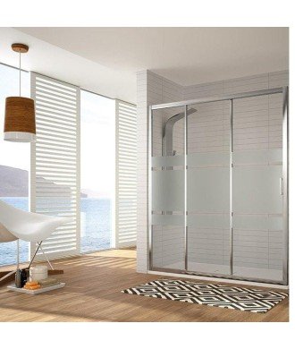 Mampara de ducha Fijo + Puertas correderas Diana