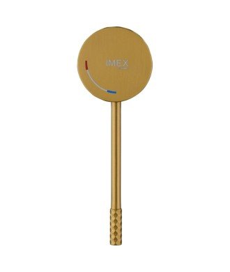 Grifo oro cepillado de lavabo Génova imex | BDG053-1OC
