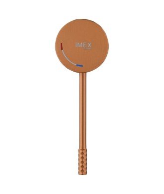 Grifo oro rosa cepillado de lavabo Génova imex | BDG053-1ORC
