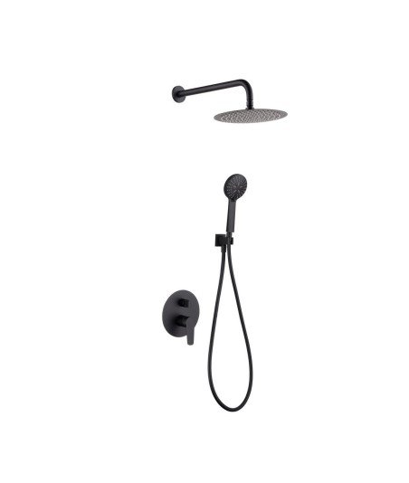 Ducha empotrada negra de pared Bélgica imex | GPZ044/NG