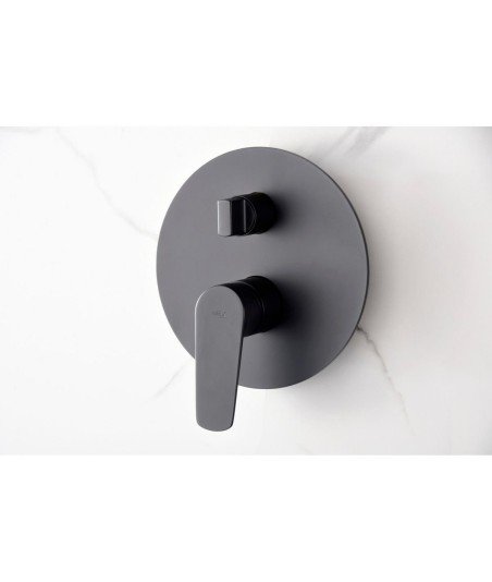 Ducha empotrada negra de pared Bélgica imex | GPZ044/NG