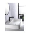 Grifo negro mate de lavabo Dinamarca IMEX | BDR031-1NG