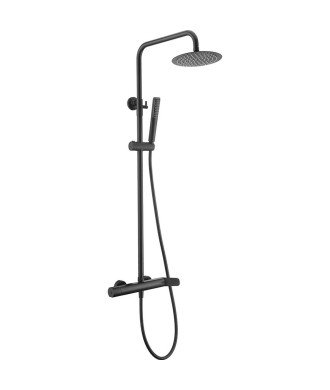 Columna negra mate de ducha Dinamarca IMEX