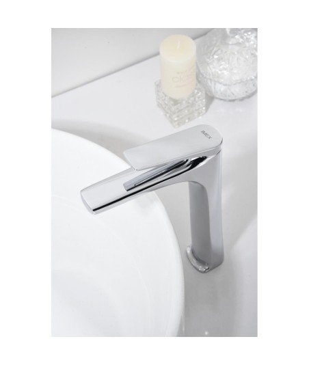 Grifo caño alto cromo de lavabo Delos IMEX | BDD055-3