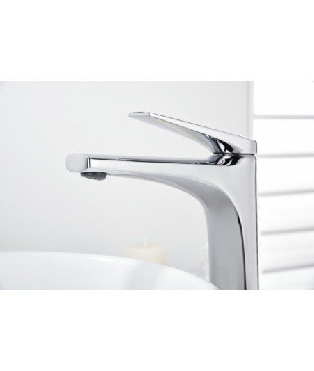 Grifo caño alto cromo de lavabo Delos IMEX | BDD055-3