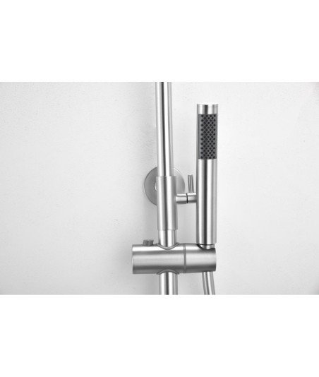 Columna acero inoxidable de ducha Delos imex | BDD055/AC