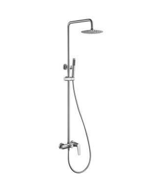 Columna acero inoxidable de ducha Delos imex | BDD055/AC
