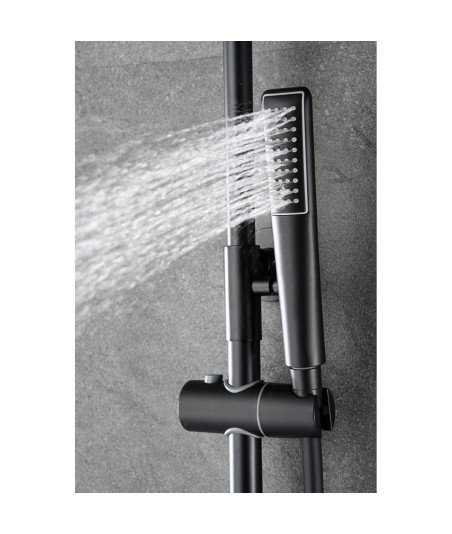 Columna de ducha negro mat Delos IMEX | BDD055/NG Novedad