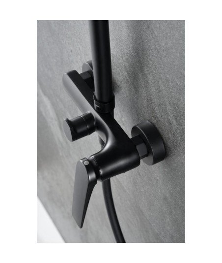 Columna de ducha negro mat Delos IMEX | BDD055/NG Novedad