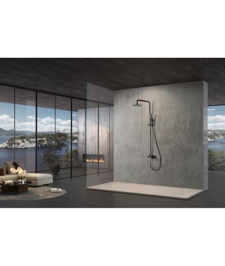 Columna de ducha negro mat Delos IMEX | BDD055/NG Novedad