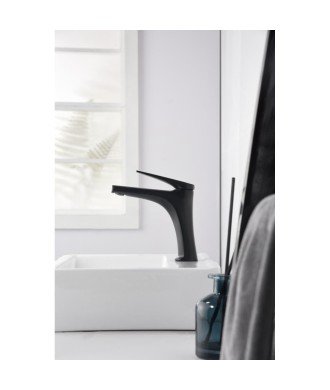 Grifo negro de lavabo Delos imex | BDD055-1NG Novedad