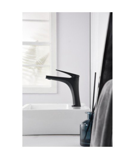 Grifo negro de lavabo Delos imex | BDD055-1NG Novedad