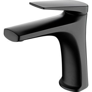 Grifo negro de lavabo Delos...