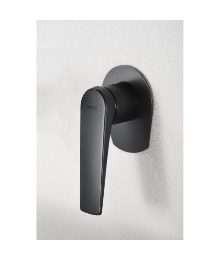 Grifo empotrado negro de lavabo Delos imex | GLD055/NG | Mamparas Blau