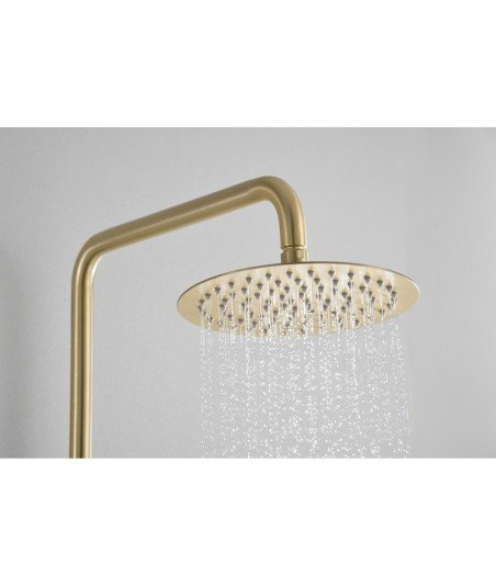 Columna oro cepillado de ducha Delos imex | BDD055/OC Novedad