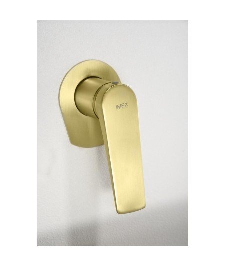 Grifo oro cepillado empotrado de lavabo Delos imex | GLD055/OC