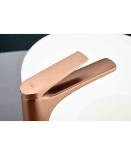 Grifo oro rosa cepillado de lavabo Delos imex | BDD055-1ORC Novedad