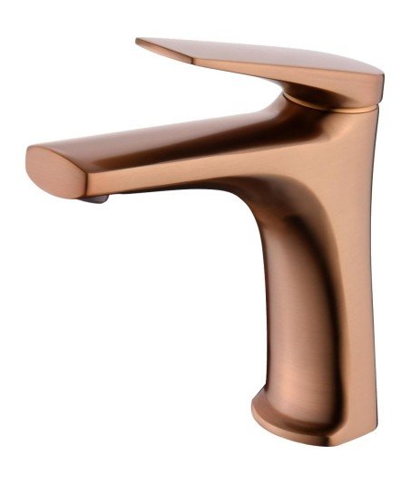 Grifo oro rosa cepillado de lavabo Delos imex | BDD055-1ORC Novedad