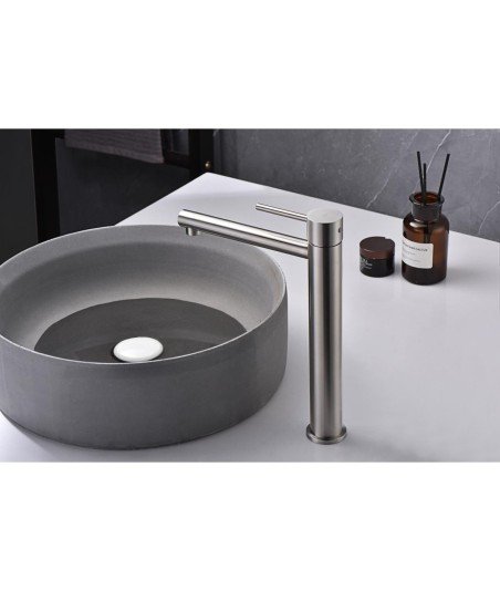 Grifo monomando de caño alto Acero inox S316 Moscú IMEX