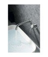 Grifo de acero empotrado de lavabo Moscú imex | GLT023/AC