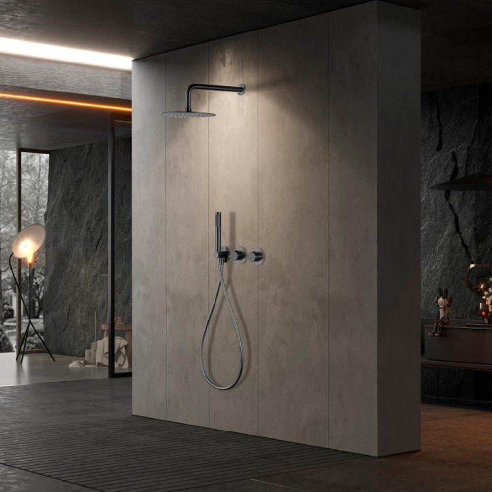 Ducha empotrada black gun metal Assen imex | GTA052/BGM Nuevo