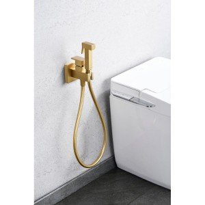 Grifo de bidé oro cepillado...