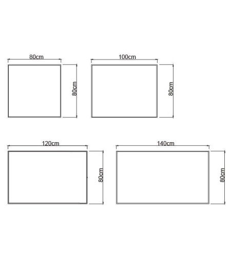 Espejo negro led rectangular Ledimex Ability |  oferta oficial