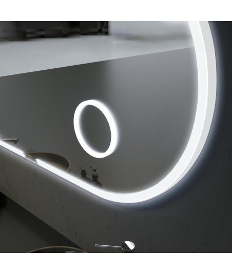Espejo led y aumento ovalado Ledimex Indiana | INDI027
