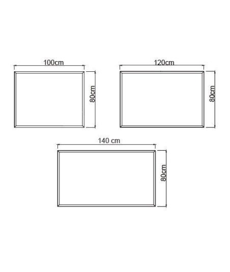 Espejo negro led Ledimex California |  Envío gratis
