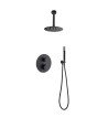 Ducha termostática negro mate Monza IMEX | GTT039/NG