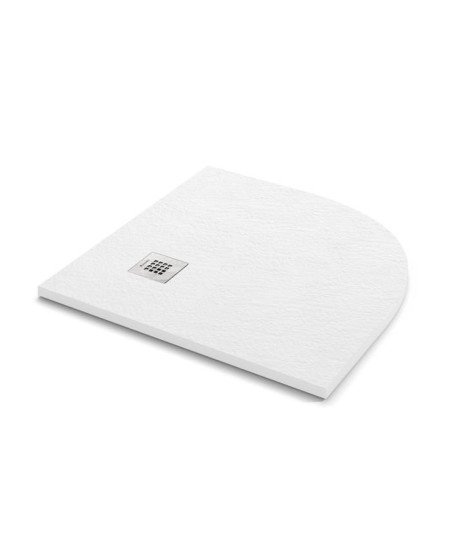 Plato de resina cargas minerales semicircular curvo
