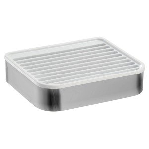 Jabonera de pared - inox...
