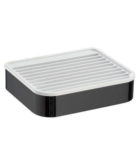 JABONERA PARED - NEGRO MATE