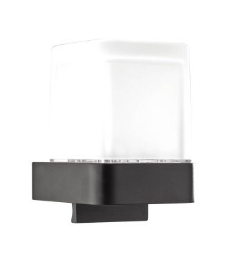 Dispensador A Pared Cuadrado 150Ml - Negro Mate