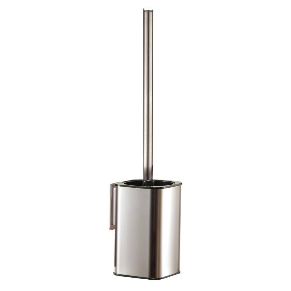 Escobillero de pared adh - inox cepillado
