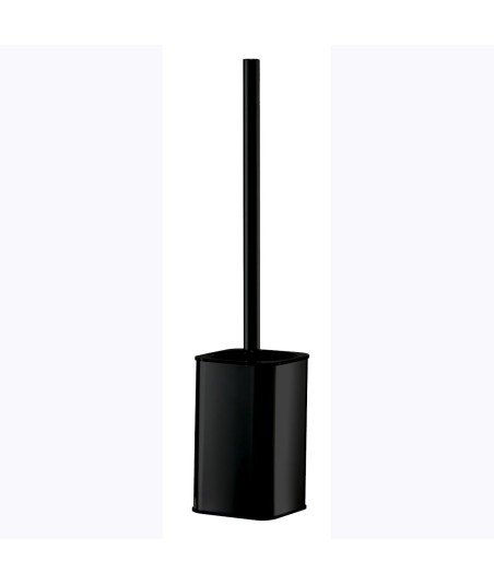 Escobillero de pared adh - negro mate