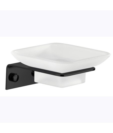 Jabonera Pared - Negro Mate